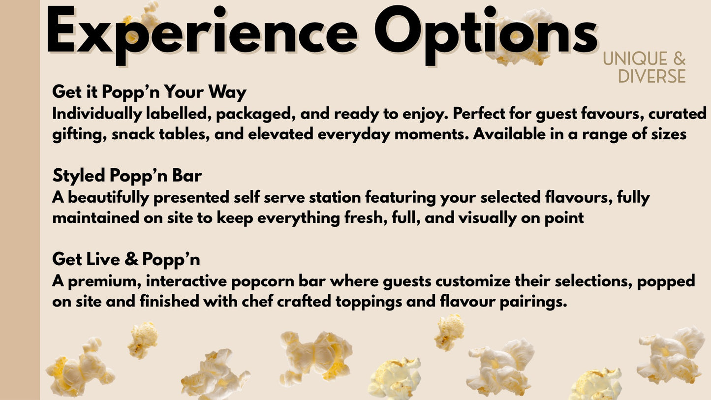 LIVE Gourmet Snack Experience